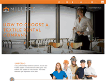 Tablet Screenshot of millerstextile.com